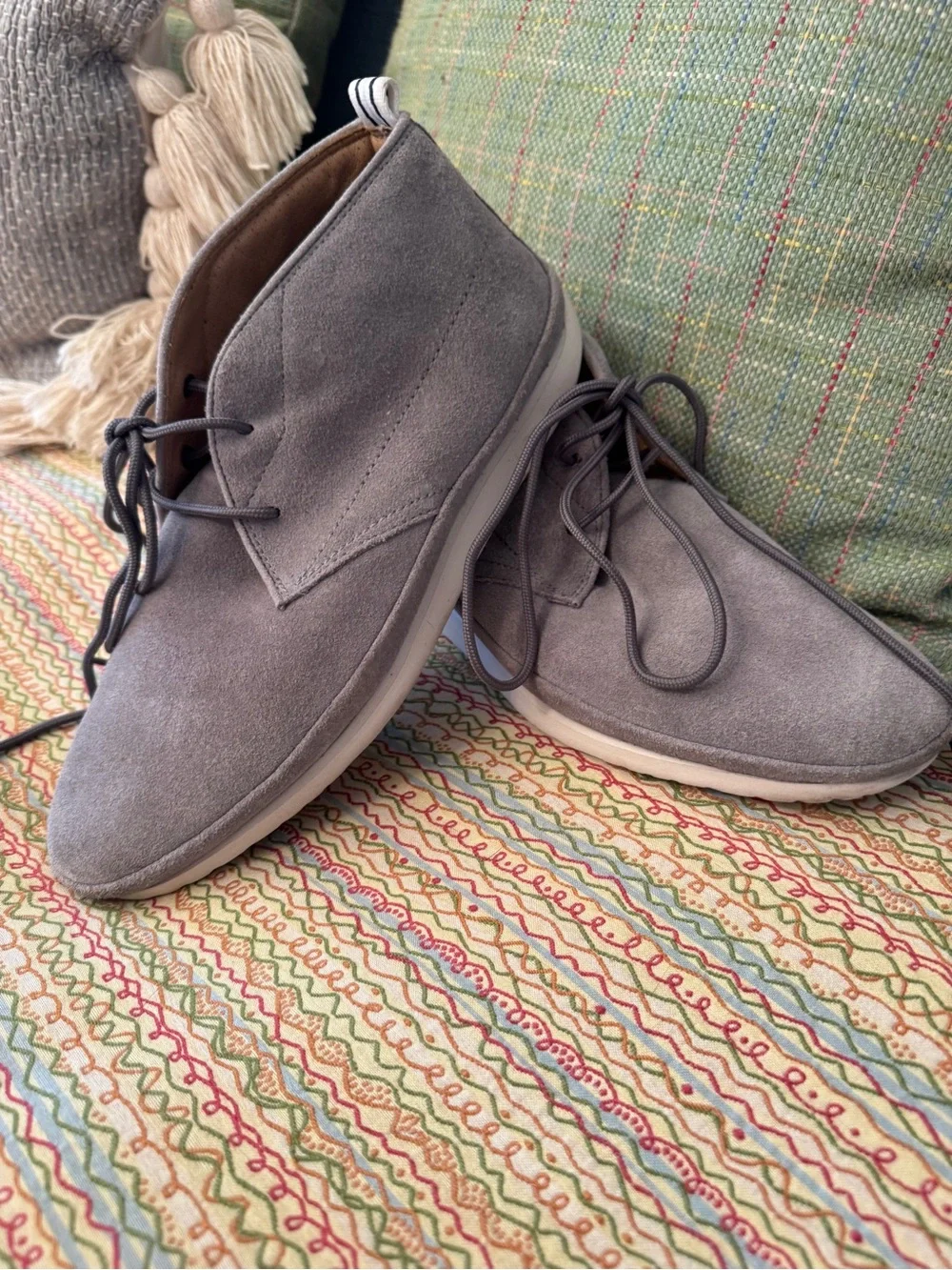 UGG Cali Chukka Suede Ankle Boots Gray Size 7.5 Casual